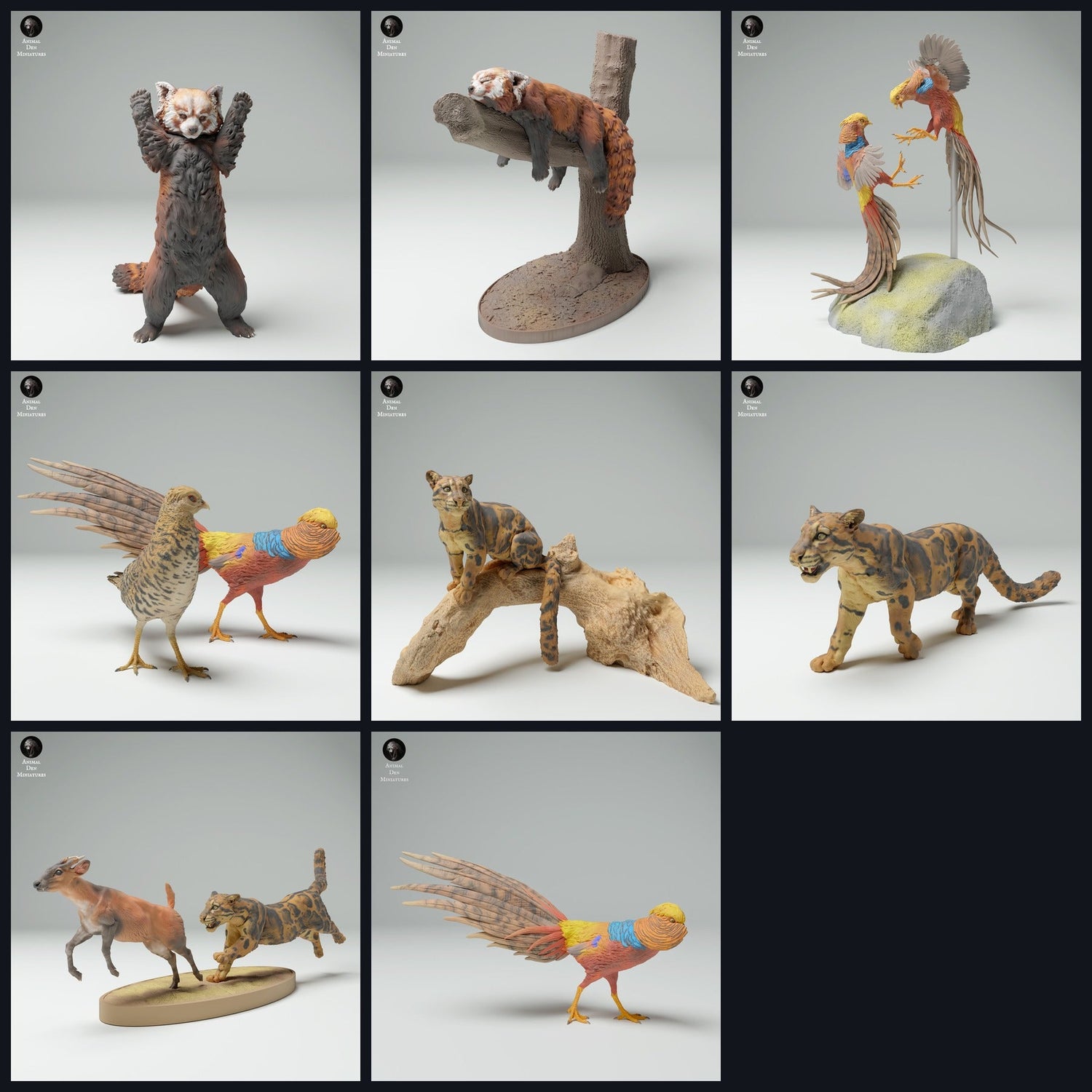 Dit beeld is de categorieafbeelding voor de release 25_02: Asiatische Tierfiguren und Tierminiaturen für Diorama und Modellbau
