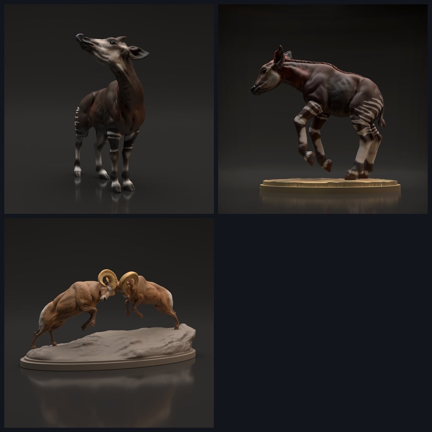 Dit beeld is de categoriefoto voor de release 22_06: Savannen- en wilddierenfiguren voor diorama en modelbouw