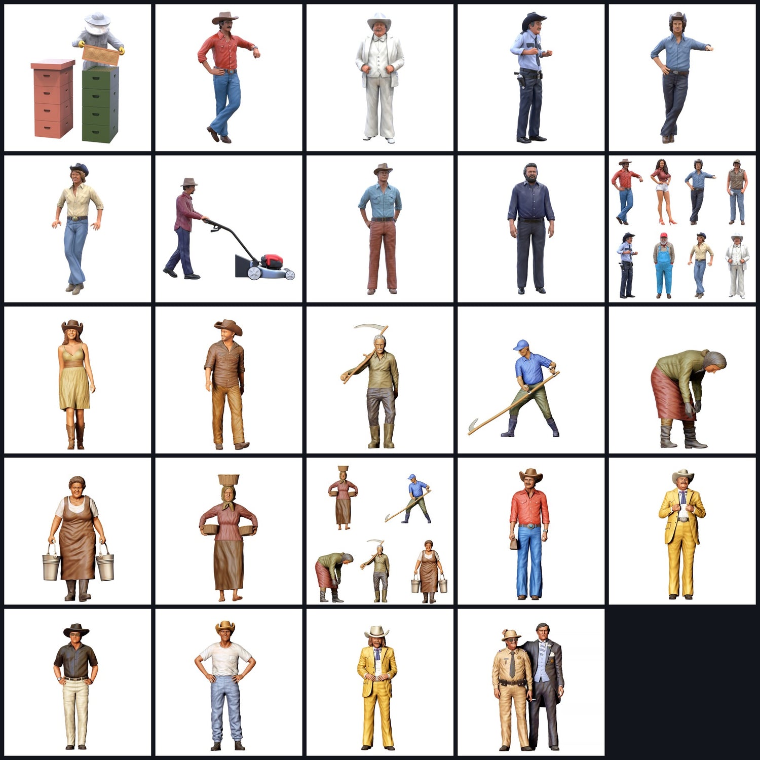 Dit beeld is de categorieafbeelding voor het thema Western & Plattelandsleven