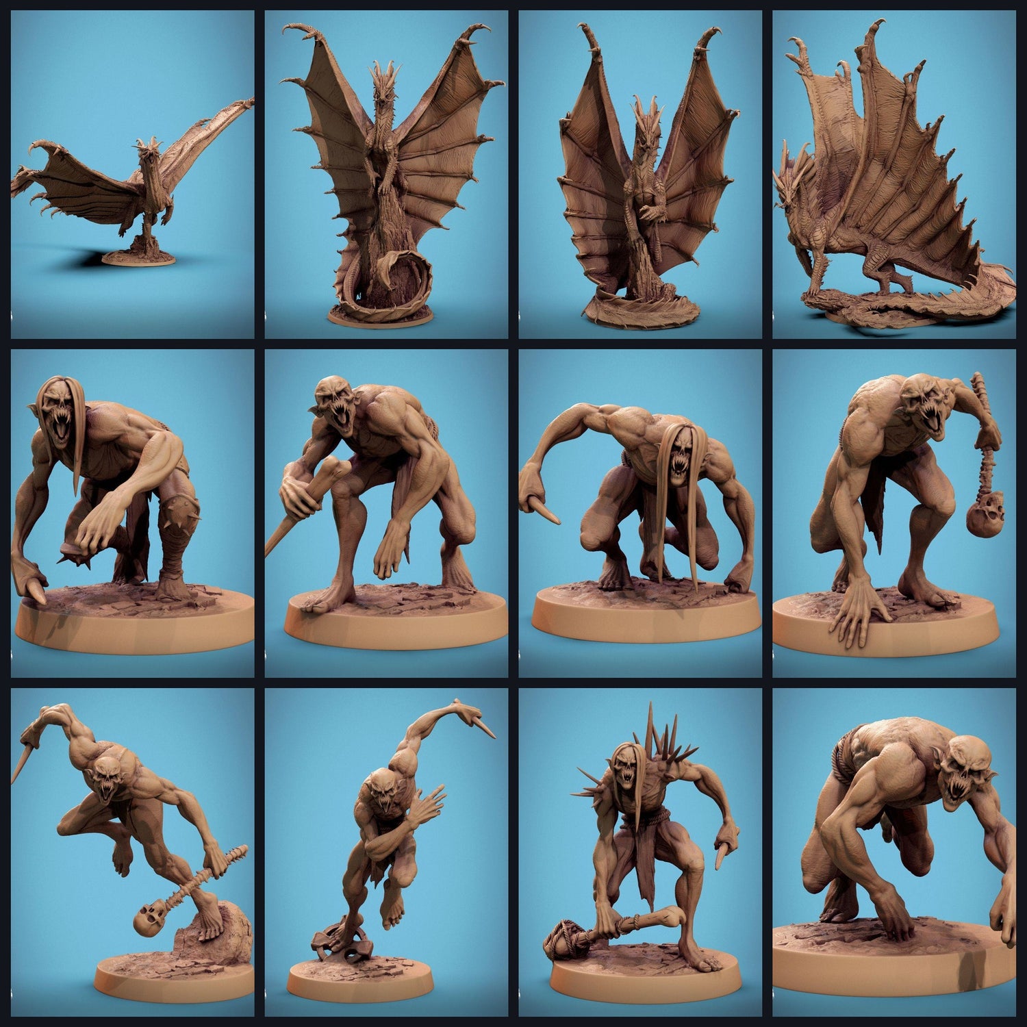 Dieses Bild ist das Kategoriebild für das Release 24_11: Broken Blood – Fantasy Miniaturen