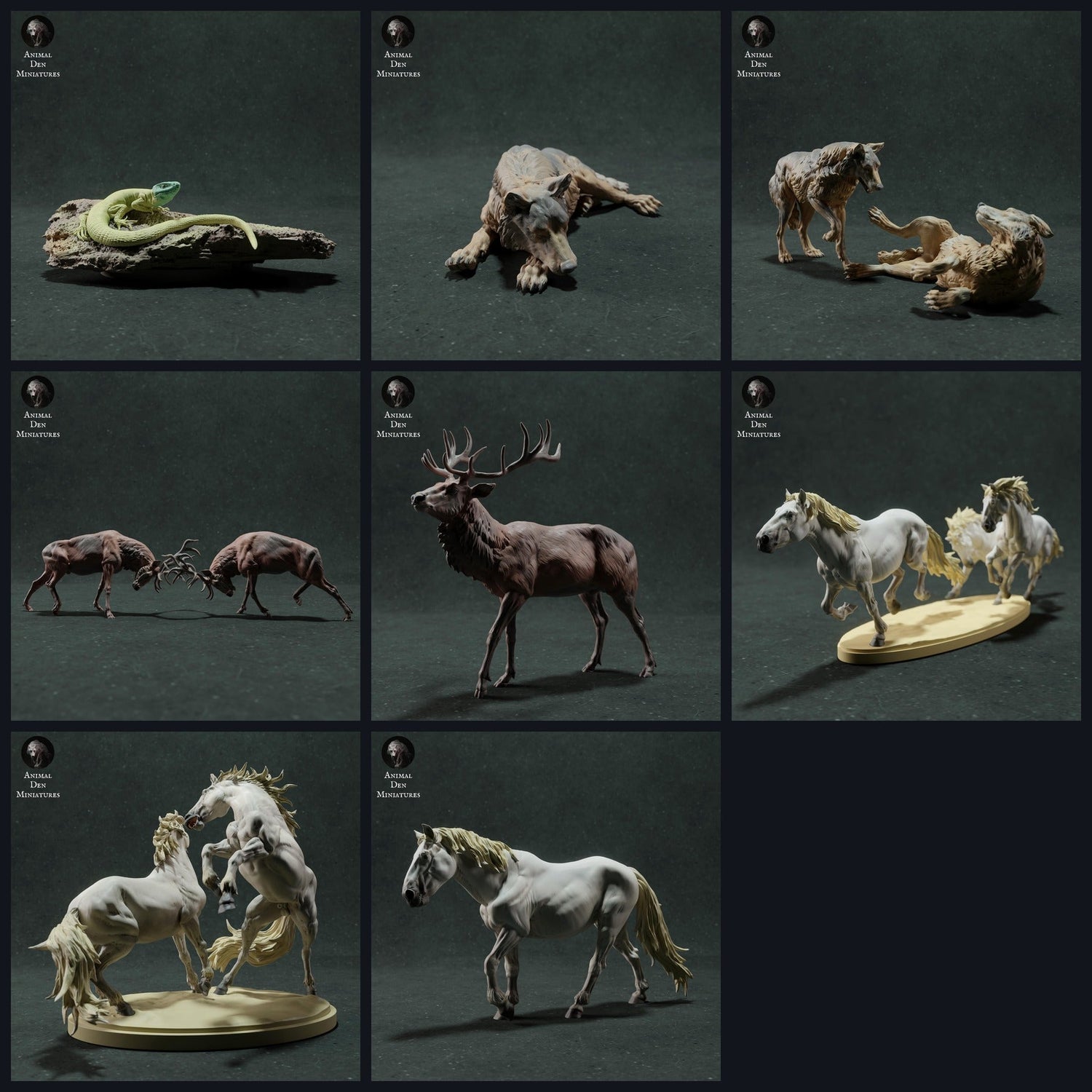 Dit beeld is de categoriefoto voor de release 22_11: Wildtierminiaturen und Tierfiguren für Diorama und Modellbau