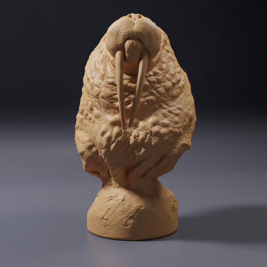 Productfoto dierenfiguur Animal Den Miniatures 0: Zeedier dierenfiguur: walrusbuste (26_09_02)