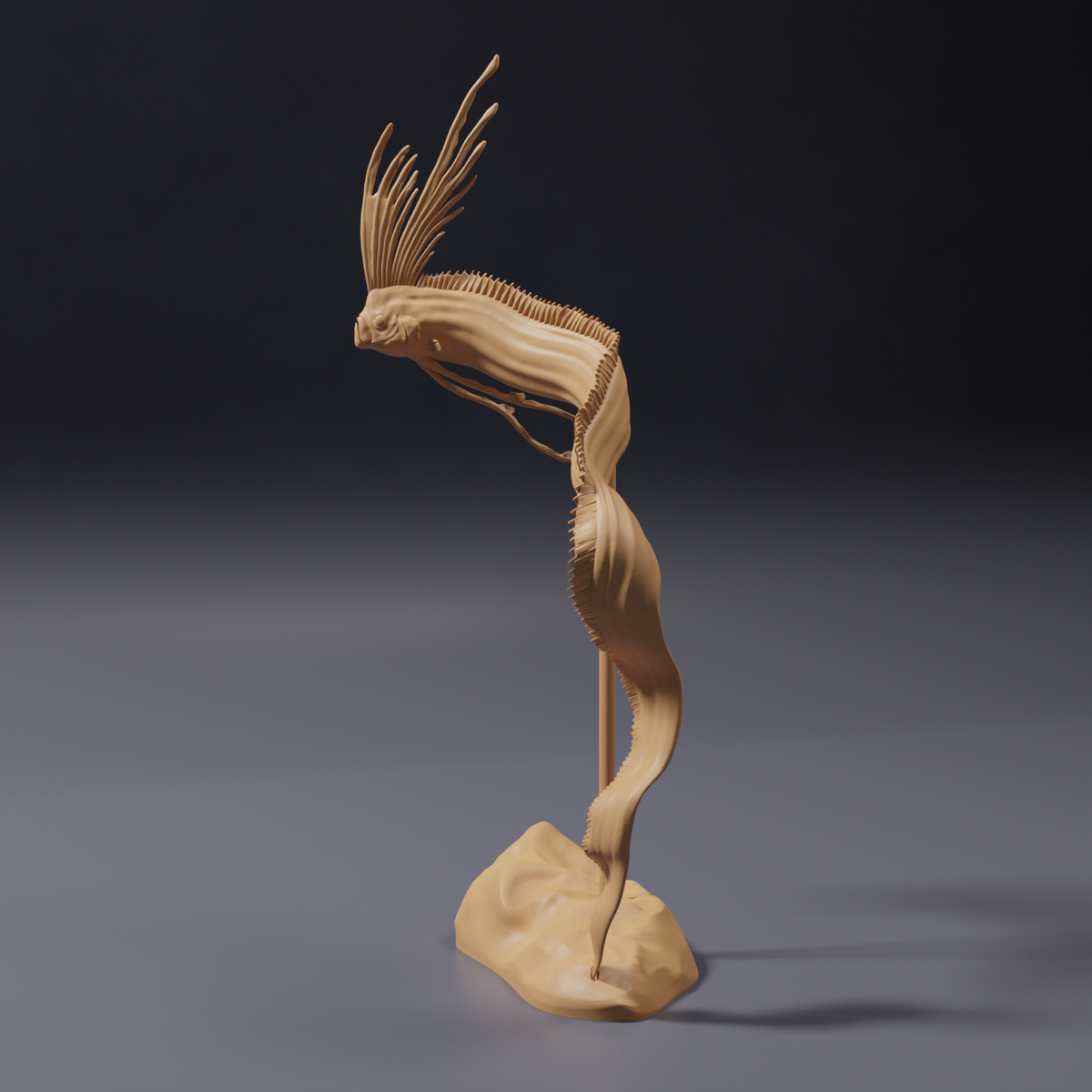 Productfoto dierenfiguur Animal Den Miniatures 4: zeedier dierenfiguur: riemvis (26_09_03)