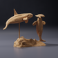 Productfoto van dierenfiguren Animal Den Miniatures 5: zeedieren: maanvis en orka's (26_09_07)