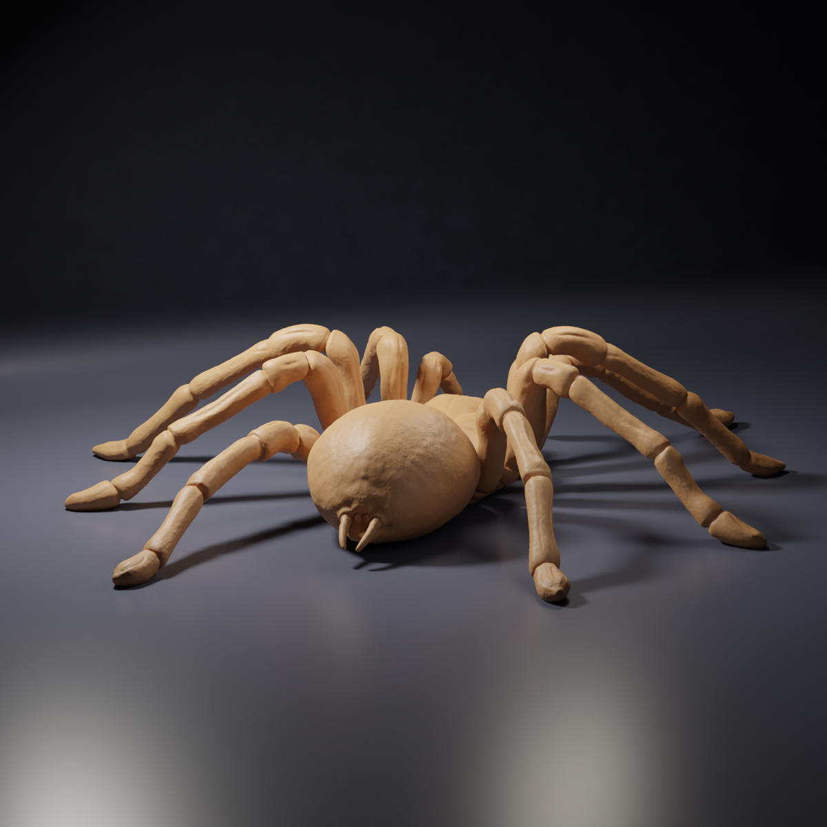 Productfoto dierenfiguur Animal Den Miniatures 4: spinnenfiguur: Goliathvogelspin (26_10_01)