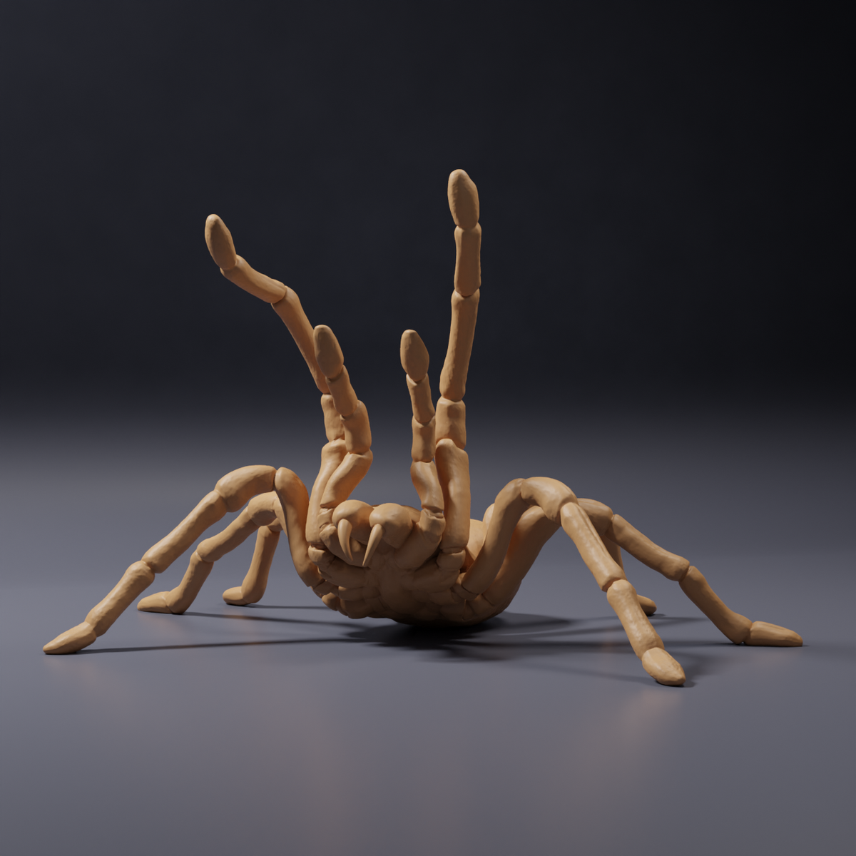 Productfoto dierenfiguur Animal Den Miniatures 0: spinnenfiguur: Goliathvogelspin - dreighouding (26_10_02)