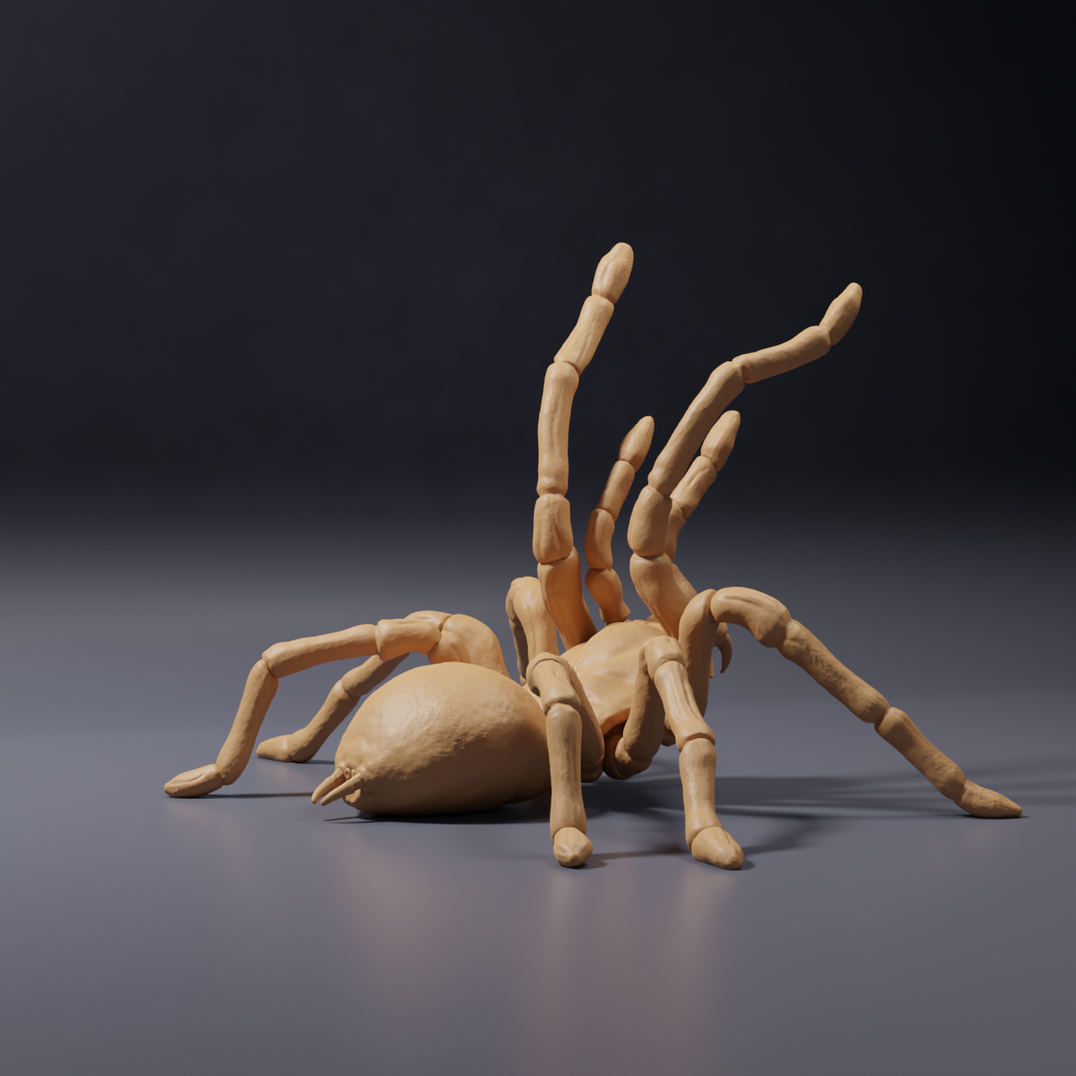 Productfoto dierenfiguur Animal Den Miniatures 5: spinachtige figuur: Goliathvogelspin - dreighouding (26_10_02)