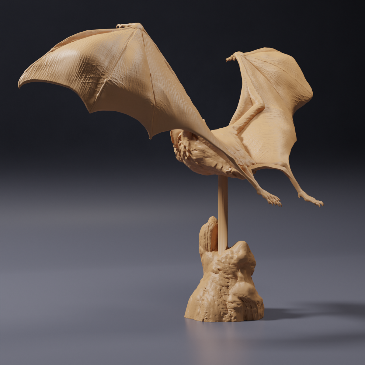 Productfoto dierenfiguur Animal Den Miniatures 4: Vleermuisfiguur: gewone vampier - vliegend (26_10_03)