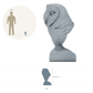 Productfoto dierenfiguur Animal Den Miniatures 1: wilde dierenfiguur: Amerikaanse kerkuil - buste (26_10_06)