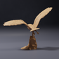 Productfoto dierfiguur Animal Den Miniatures 3: wilde dierenfiguur: Amerikaanse kerkuil - vliegend (26_10_07)