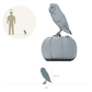 Productfoto dierfiguur Animal Den Miniatures 0: wild dier: Amerikaanse kerkuil (26_10_08)