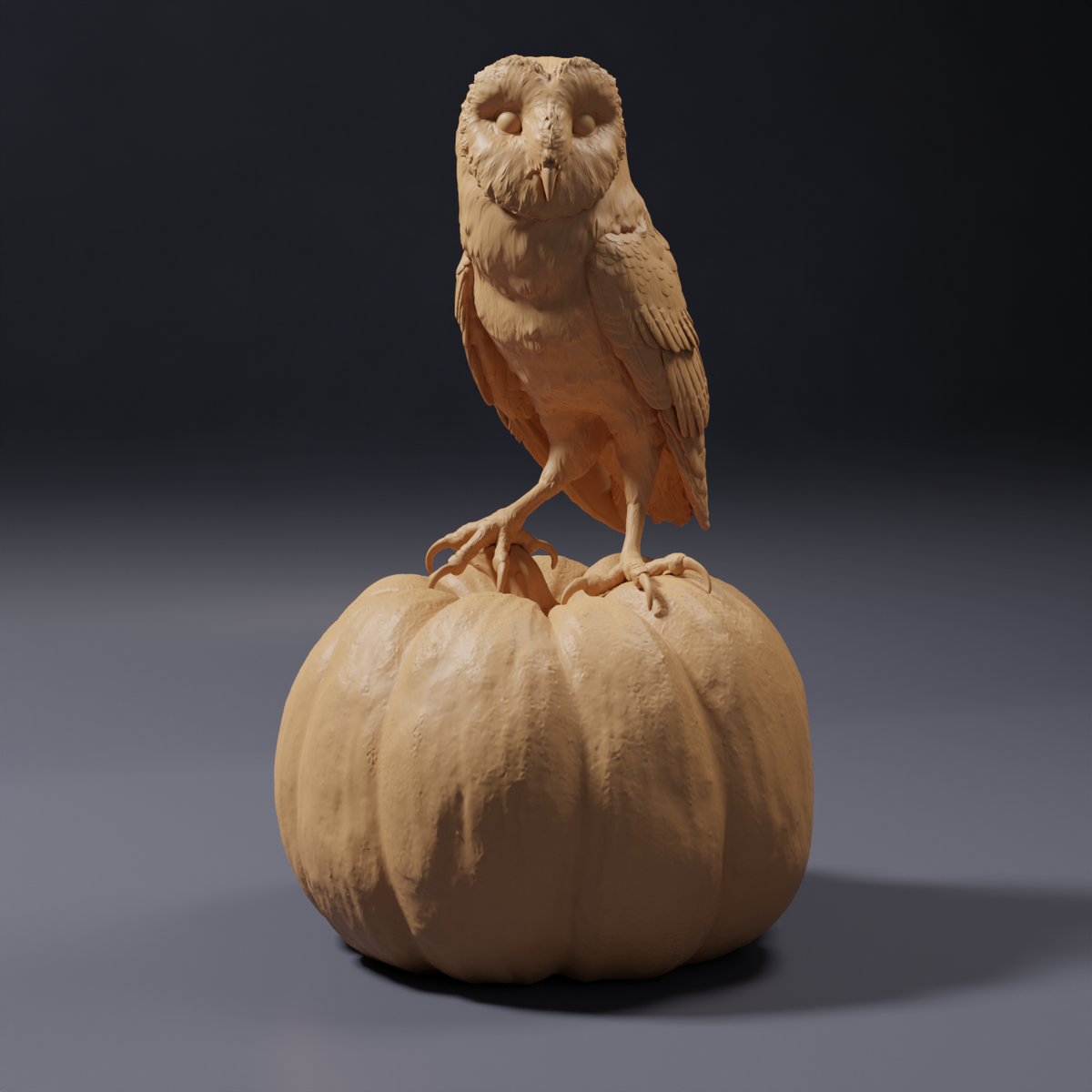 Productfoto dierfiguur Animal Den Miniatures 0: wild dier: Amerikaanse kerkuil (26_10_08)