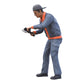 Productfoto diorama en modelbouw miniatuur figuur: monteur met flex
