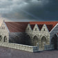 Productfoto Tabletop 28mm The Printing Goes Ever On (TPGEO) 0: Stallingen Ivory City - Gebouw Koninkrijk Gonthan - Stallen Tabletop Terrein