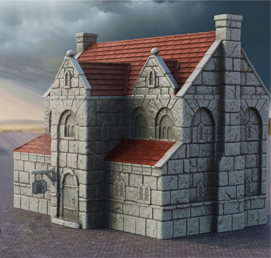 Produktfoto Tabletop 28mm The Printing Goes Ever On (TPGEO)  0: Gasthaus Ivory City - Gebäude Königreich Gonthan -  Inn Tabletop Terrain