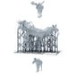 Dioramamodelbouw productfoto 0: dioramaminiaturen wilde dieren: elandstier en elandkoe (h0_48)