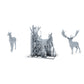 Dioramabouw productfoto 0: dioramaminiaturen wilde dieren: hert en hinde (h0_47)