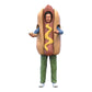 Productfoto diorama en modelbouw miniatuurfiguur: Hotdogverkoper in hotdogkostuum
