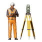 Diorama Modellbau Produktfoto 0: Diorama Figuren-Set: Landvermesser und Straßenarbeiter (Nr. S100)