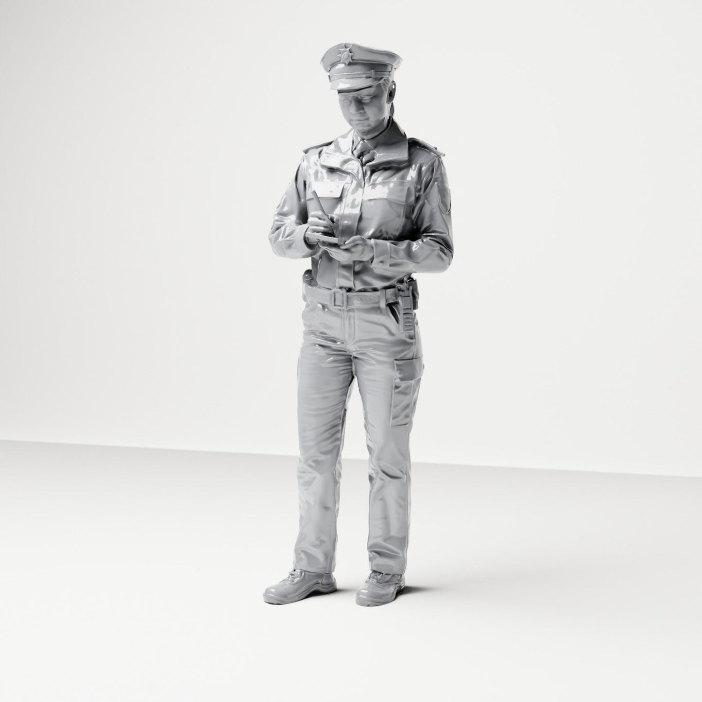 Diorama Modellbau Produktfoto 1: Diorama Figuren-Set: Deutsche Polizei und Polizeibeamte Figuren-Set