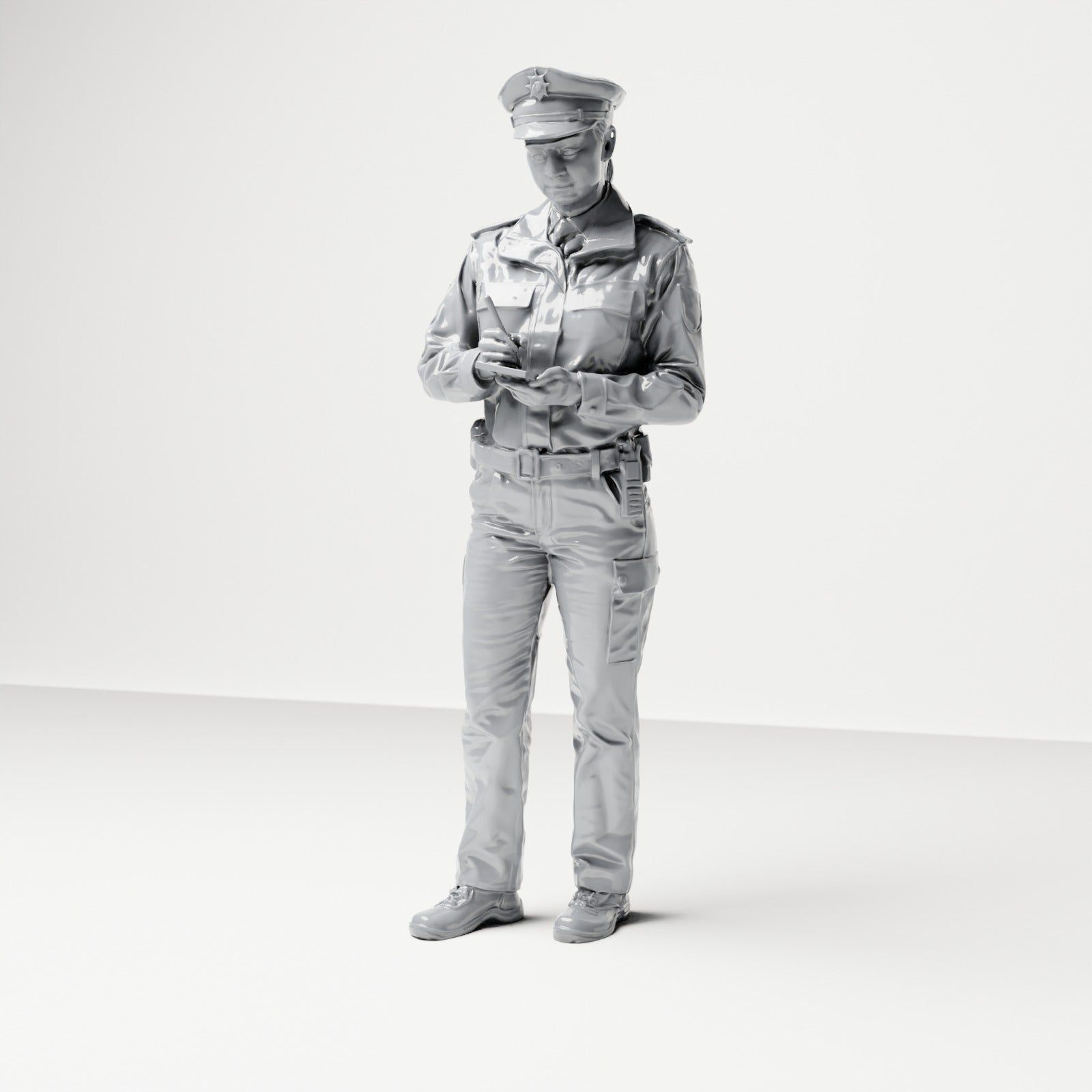 Diorama Modellbau Produktfoto 1: Diorama Figuren-Set: Deutsche Polizei und Polizeibeamte Figuren-Set