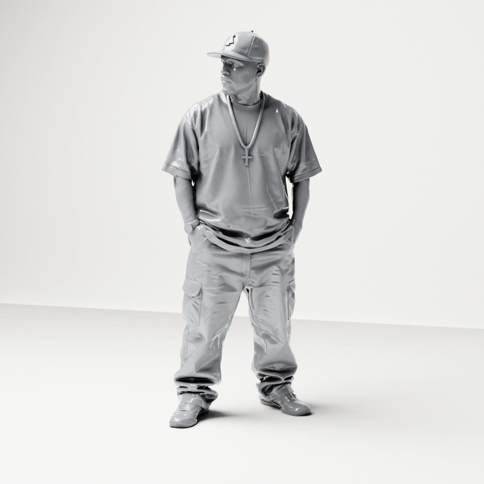 Diorama Modellbau Produktfoto 1: Diorama Figuren-Set: Hip-Hop, Urban und Streetwear Figuren-Set