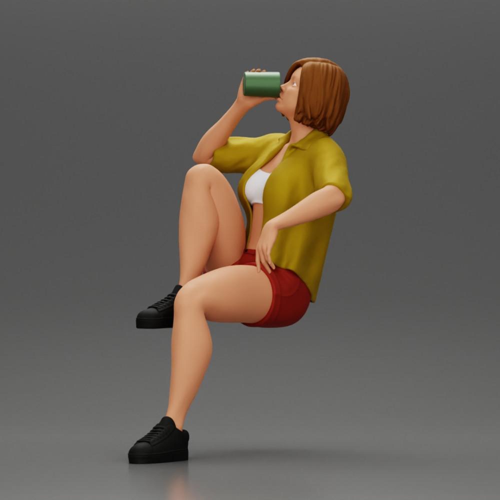 Diorama Modellbau Produktfoto 1: Diorama Figuren-Set: Sitzende Stadt- und Caféfiguren (Nr. S89)