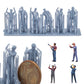Productfoto Figuur H0, 1:72 - 0: Schroef/ Mechaniker Figuren Set (6 Figuren):