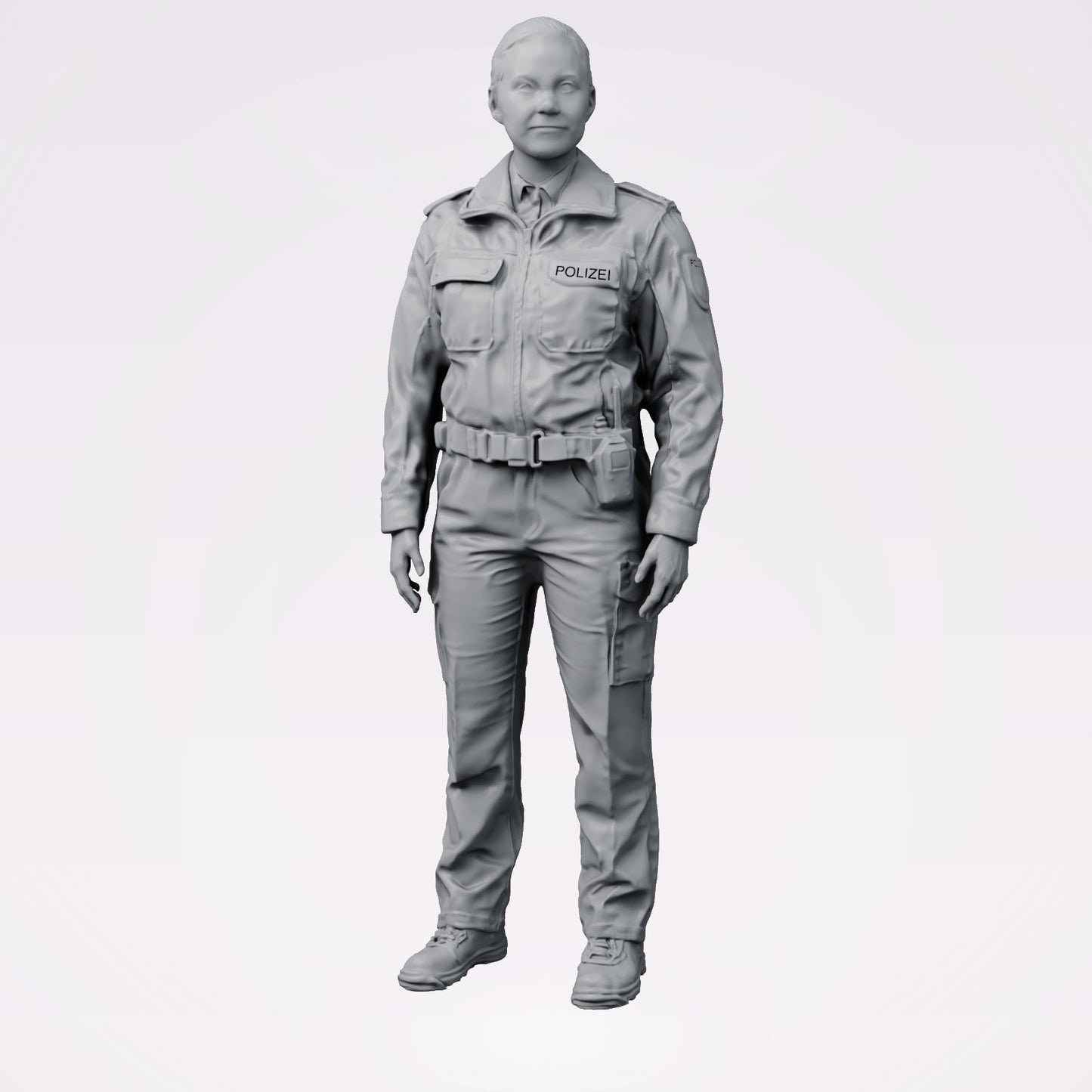 Diorama modelbouw productfoto 0: Staande figuur: Duitse politieagent met inzetgordel (B020)