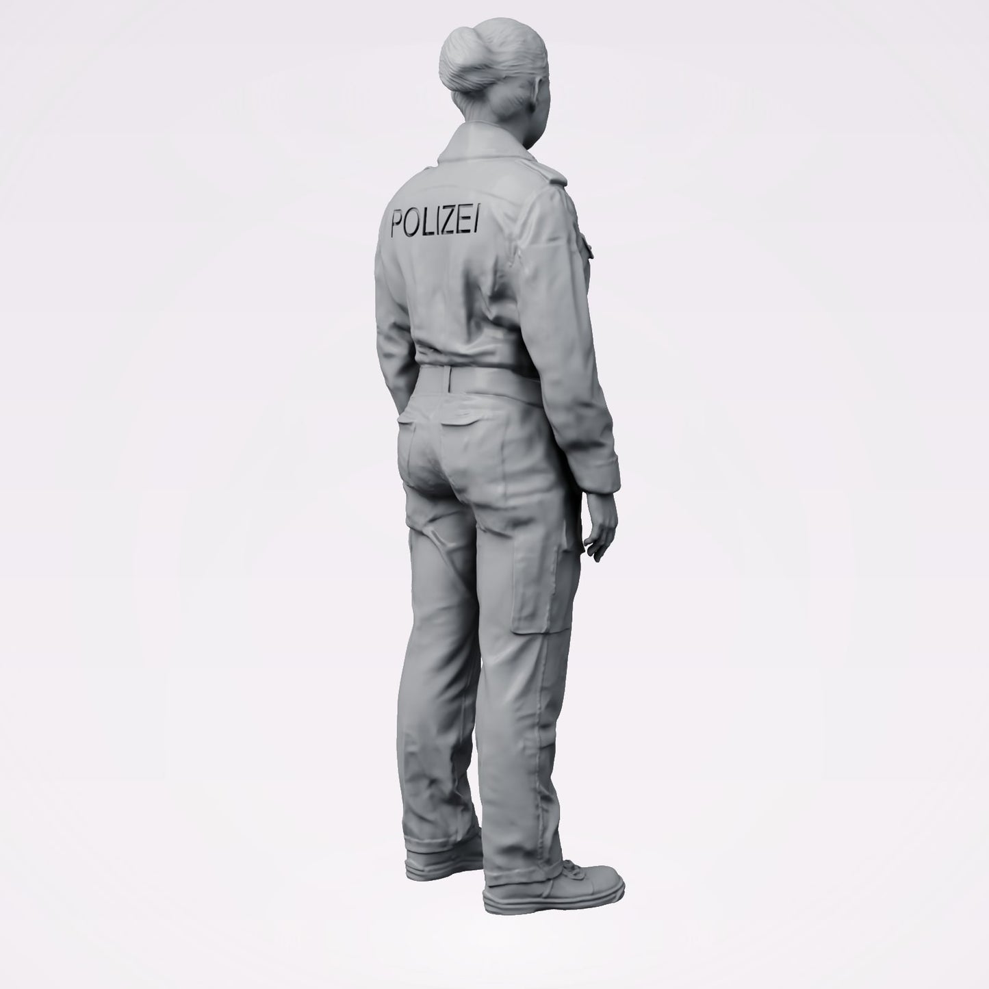 Diorama modelbouw productfoto 3: Staande figuur: Duitse politieagent met inzetgordel (B020)