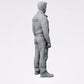 Diorama modelbouw productfoto 3: Staande figuur: Politieagent/e in moderne Duitse uniform met POLIZEI-opschrift (B025)