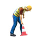 Productfoto 0: Wegwachter of Arbeider: Beveiliging met pylonen
