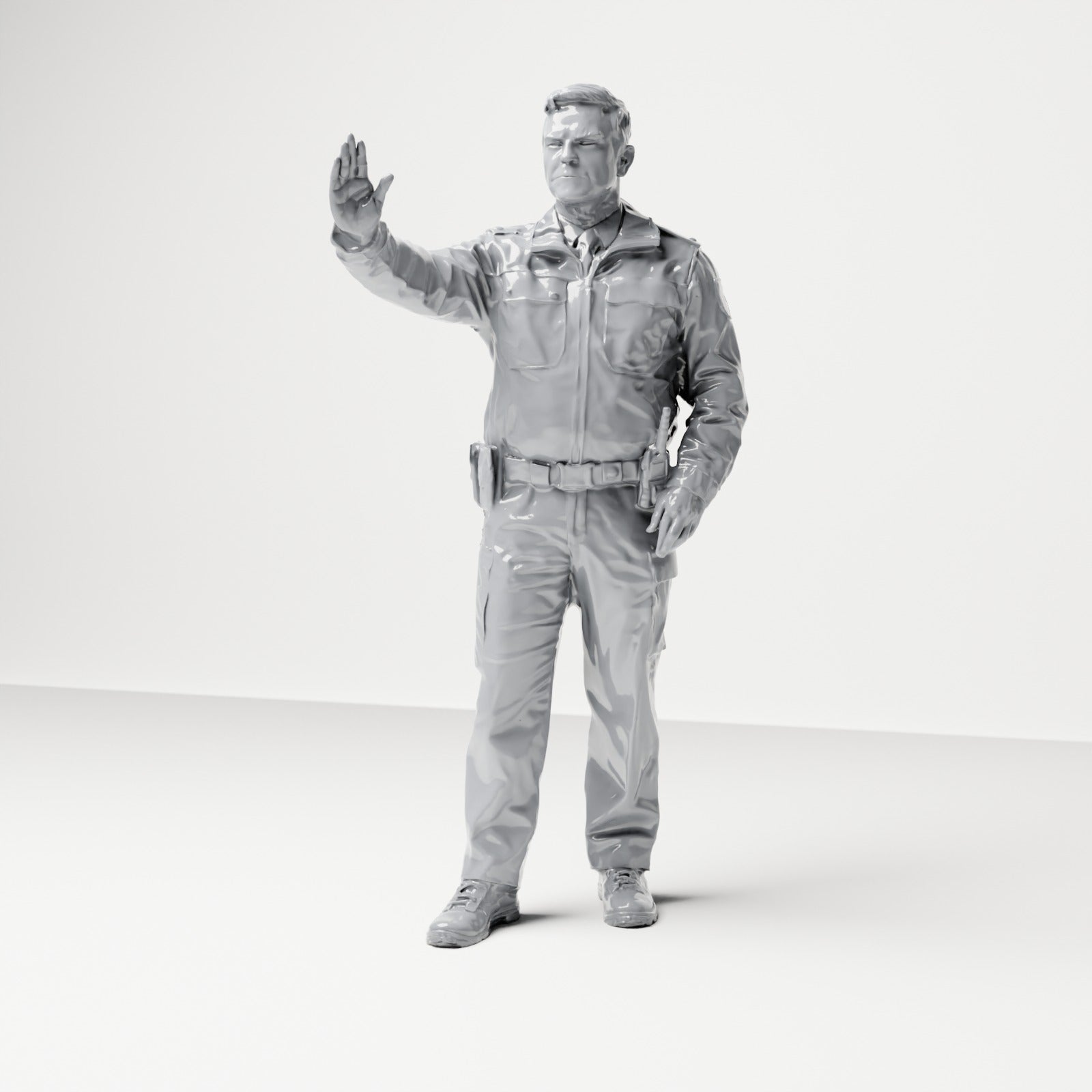Diorama Modellbau Produktfoto 2: Diorama Figuren-Set: Deutsche Polizei und Polizeibeamte Figuren-Set