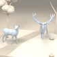 Diorama modelbouw productfoto 2: dioramaminiatuur wilde dieren: hert en hinde (h0_47)
