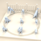 Diorama modelbouw productfoto 2: dioramaminiatuur honden: negen honden van verschillende rassen en in verschillende poses (h0_52)