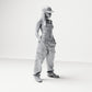 Diorama modelbouw productfoto 3: Staande figuur: Vrouw met pet, crop top & cargo broek, handen in de zakken (B031)