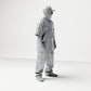 Diorama modelbouw productfoto 3: Staande figuur: Streetwear-man met pet, zonnebril & sporttrui 13 (B032)