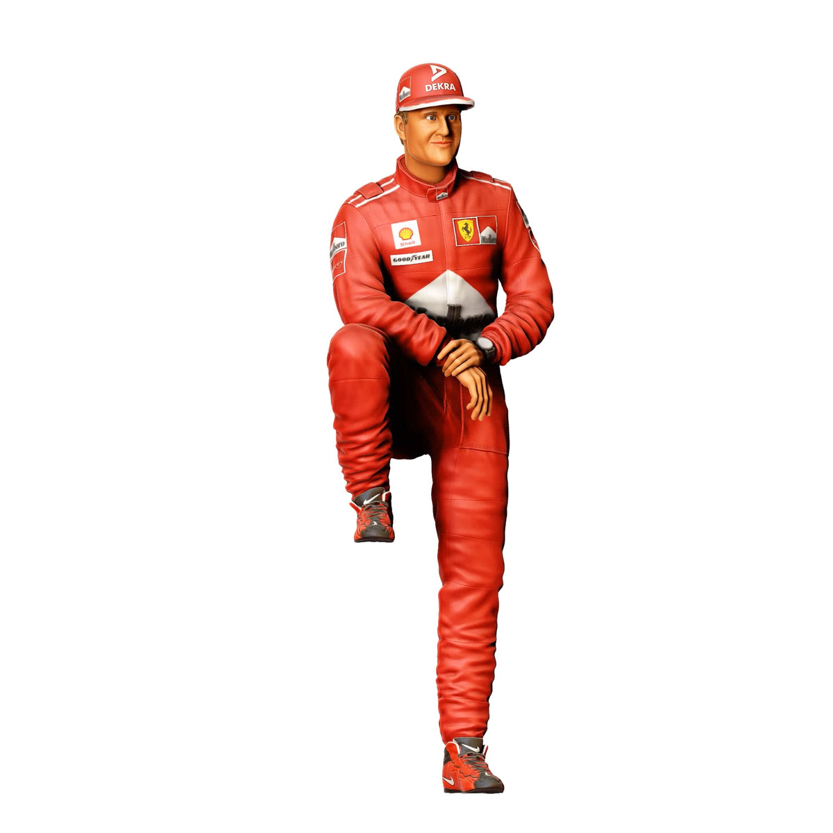 Diorama modelbouw productfoto 2: Diorama figuren-set: coureur en motorsport (nr. S58)