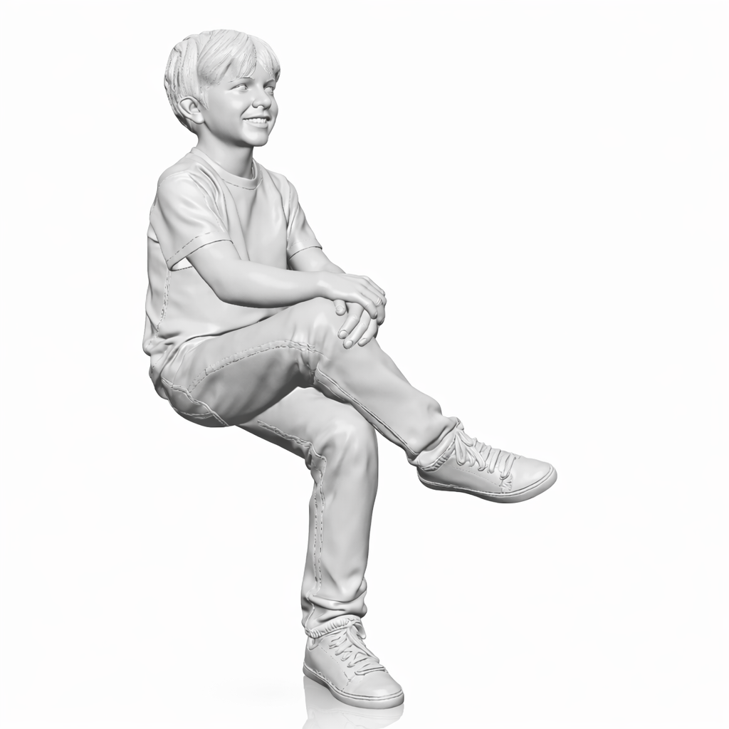 Diorama modelbouw productfoto 4: Diorama figuren-set: zittende figuren, voorbijgangers en toeschouwers set
