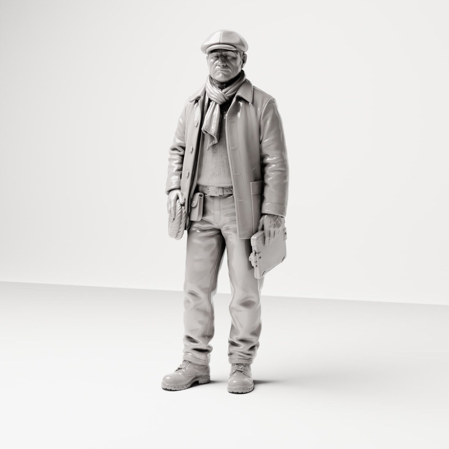 Diorama modelbouw productfoto 3: Diorama figurenset: Historische haven- en dokwerkers uit de jaren 1920-1930