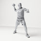 Diorama modelbouw productfoto 0: Staande figuur: Sporter in worppositie met bal in de rechterhand (B041)