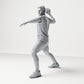 Diorama modelbouw productfoto 1: Staande figuur: Sporter in werppositie met bal in de rechterhand (B041)