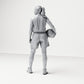 Diorama modelbouw productfoto 2: Staande figuur: Basketbalster met bal aan de heup (B042)