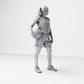 Diorama modelbouw productfoto 3: Staande figuur: Basketbalster met bal aan de heup (B042)