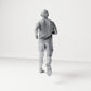 Diorama modelbouw productfoto 2: Lopende figuur: Jogger in sportkleding (B043)