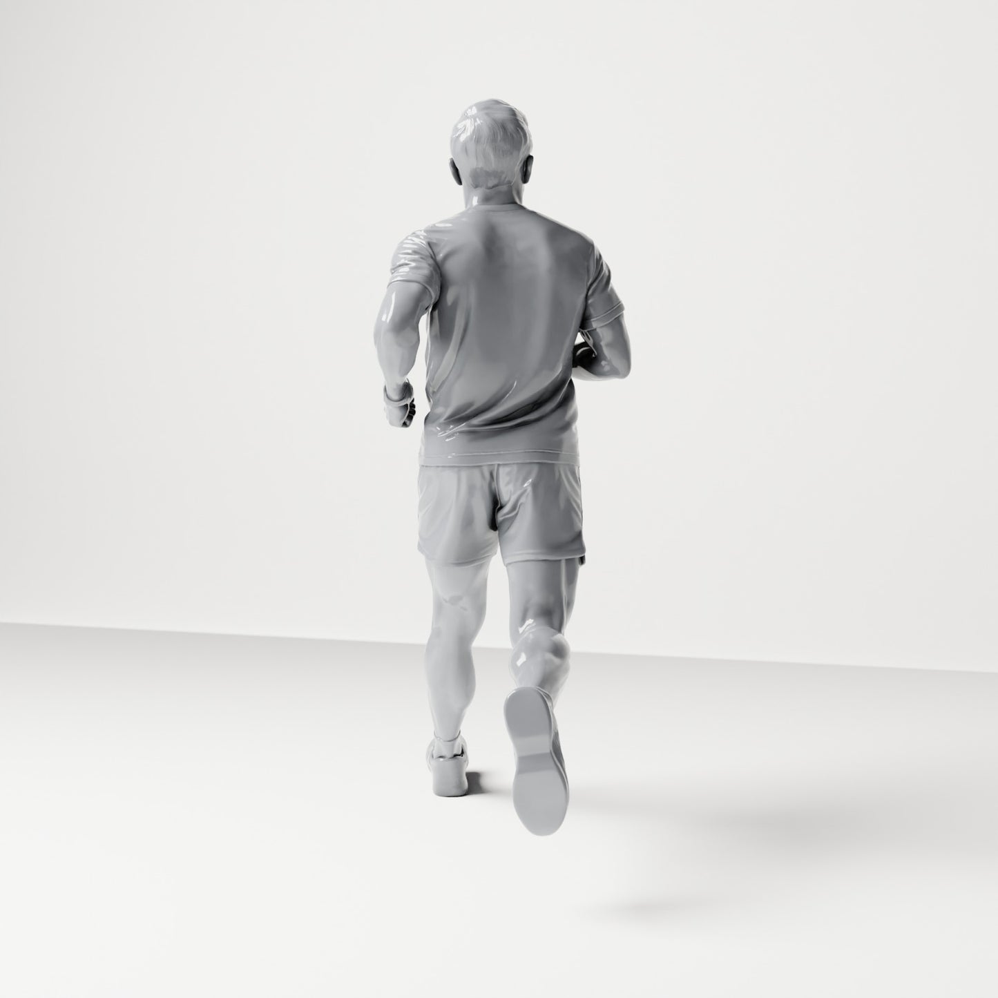 Diorama modelbouw productfoto 2: Lopende figuur: Jogger in sportkleding (B043)