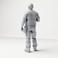 Diorama modelbouw productfoto 2: Staande figuur: ambachtsman met gereedschapstas & accuschroevendraaier (B046)