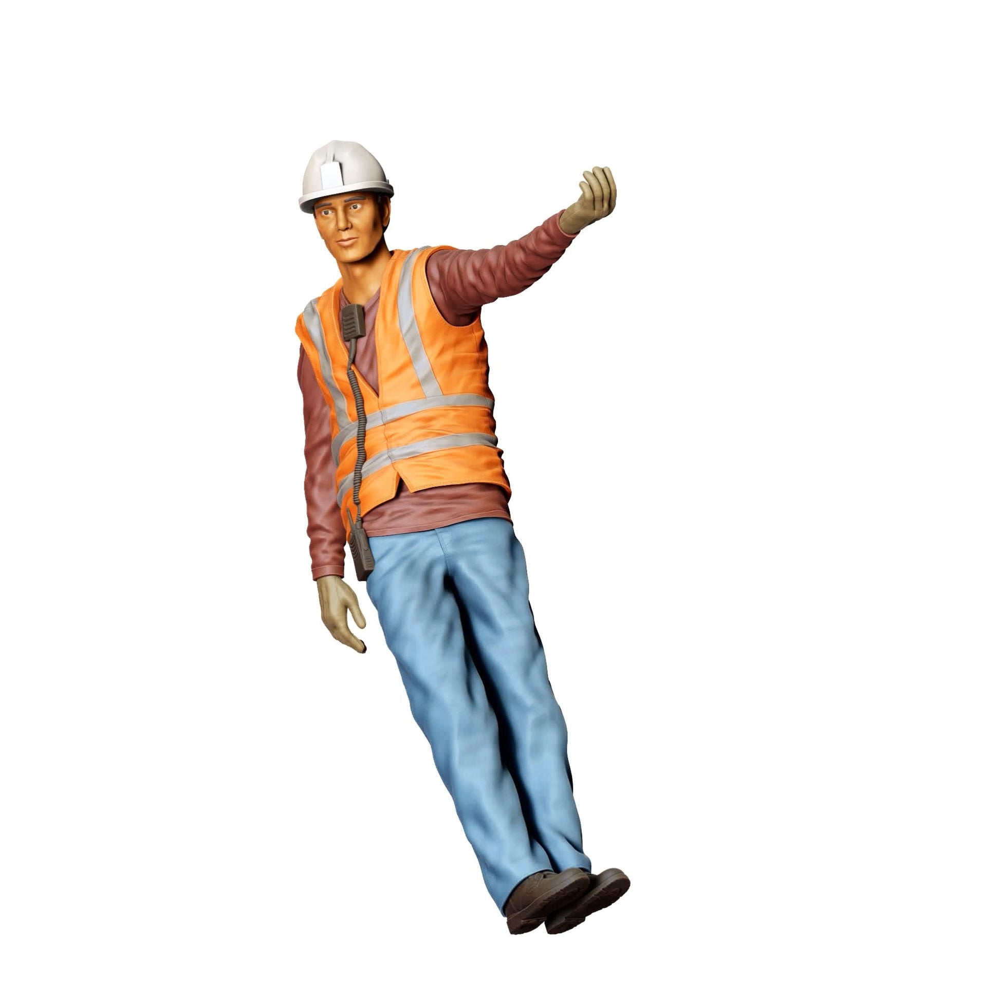 Diorama modelbouw productfoto 3: diorama figuren-set: spoorwerkers en spooronderhoud figuren-set (nr. S44) - 7 figuren
