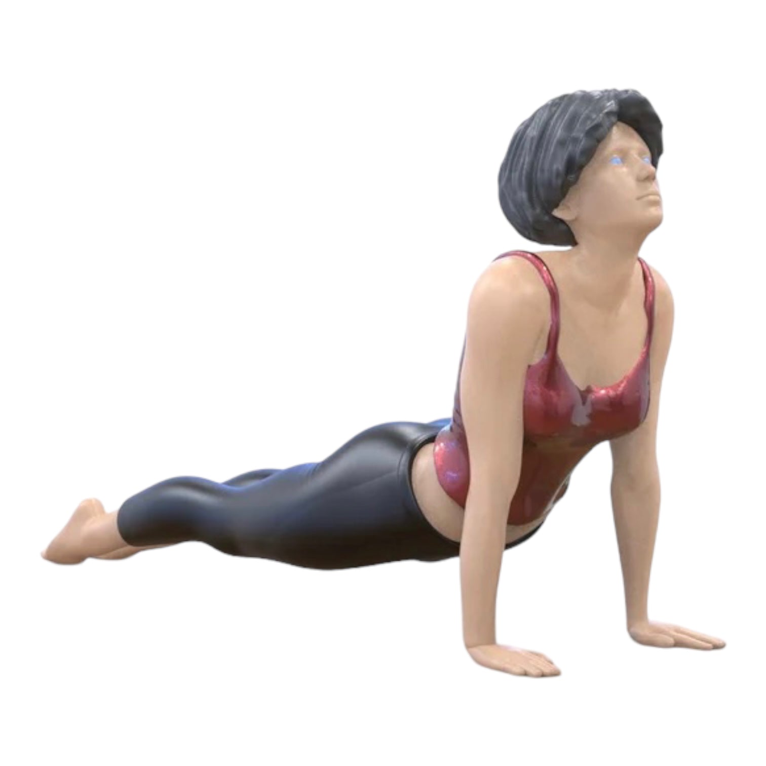 Diorama modelbouw productfoto 4: diorama figurenset: yoga en fitness (nr. S103)
