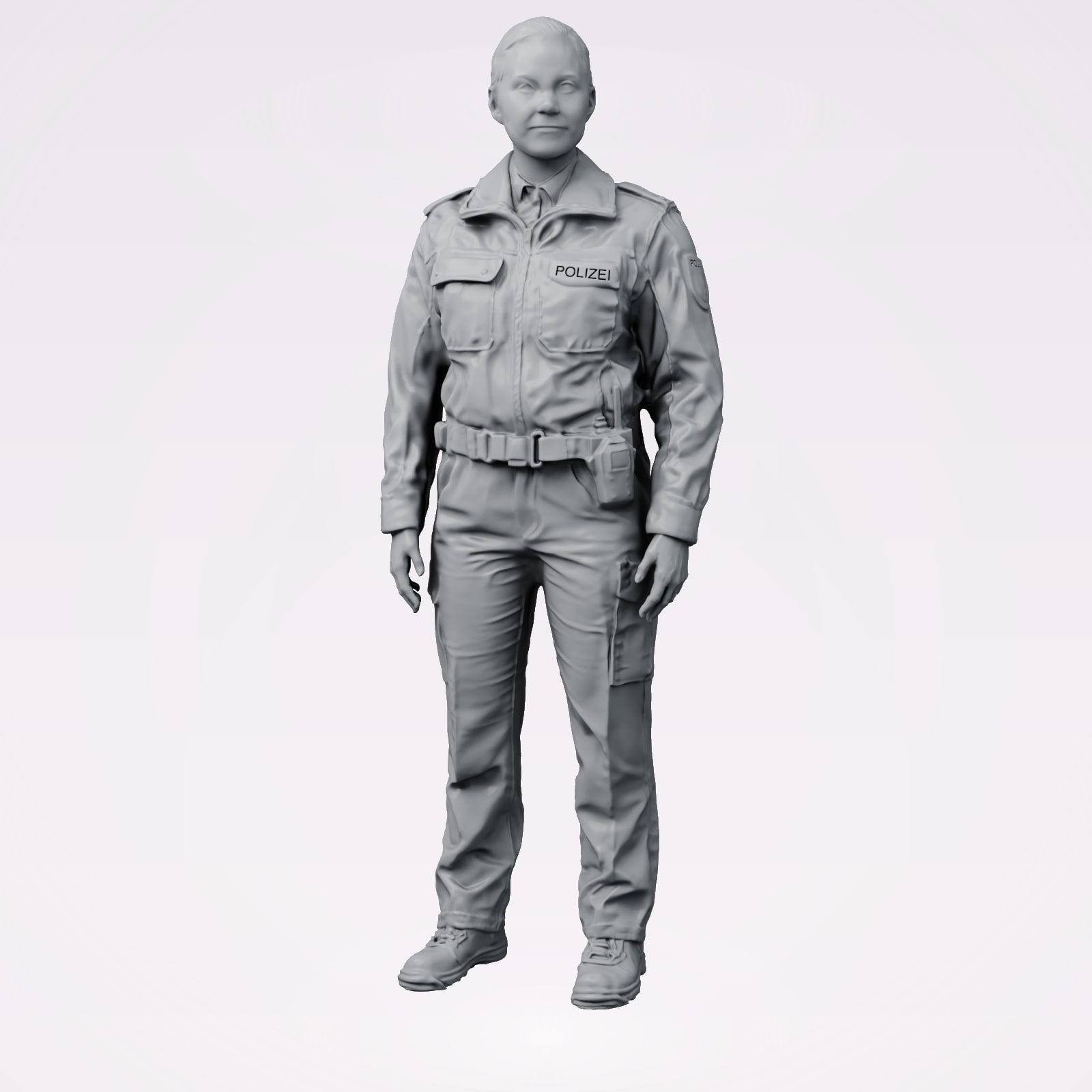 Diorama Modellbau Produktfoto 4: Diorama Figuren-Set: Deutsche Polizei und Polizeibeamte Figuren-Set
